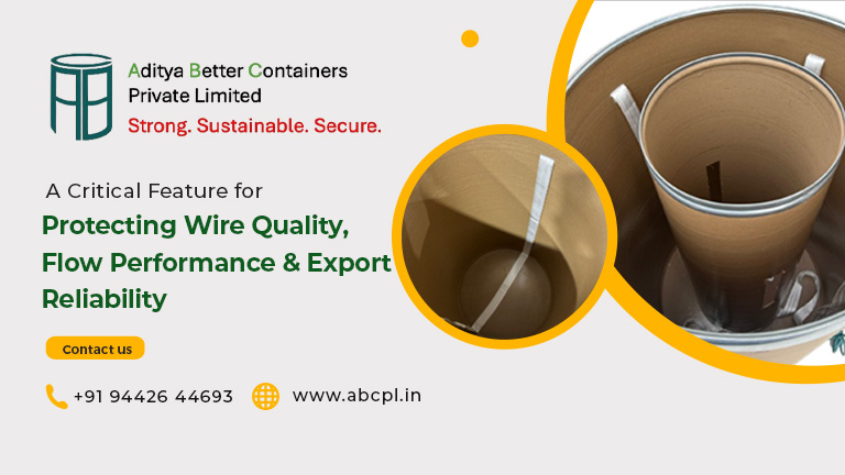 Welding wire drums with inner lamination protection ensuring smooth winding, moisture resistance, and safe industrial packaging